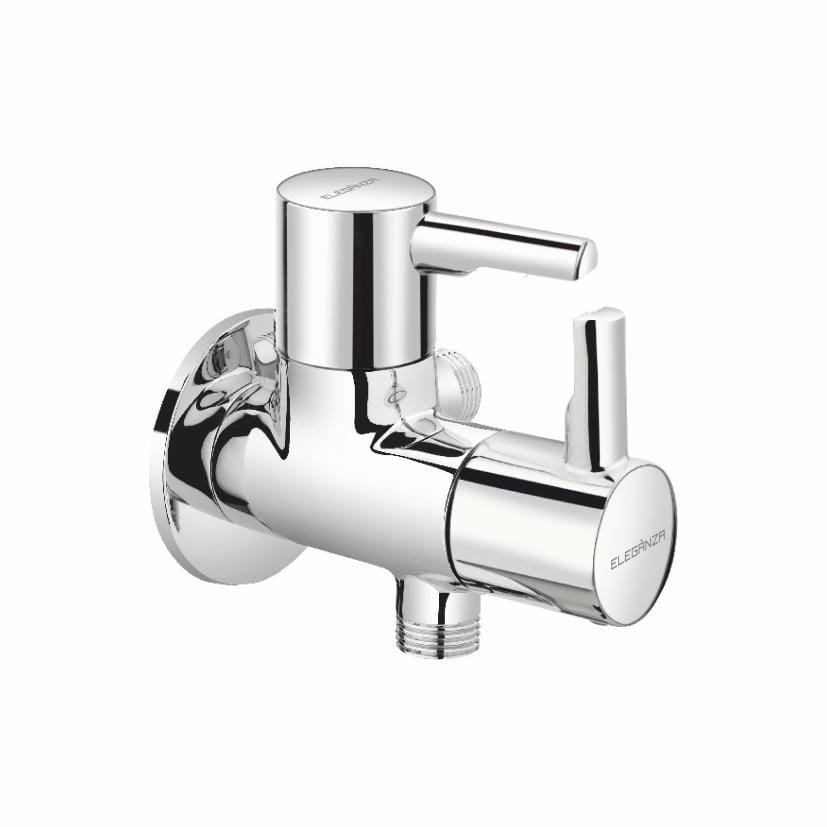 2 Way Angle Cock New With Wall Flange (304)