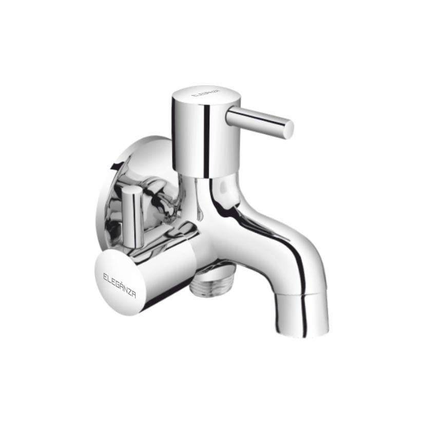 2 Way Bib Cock New With Wall Flange (304)