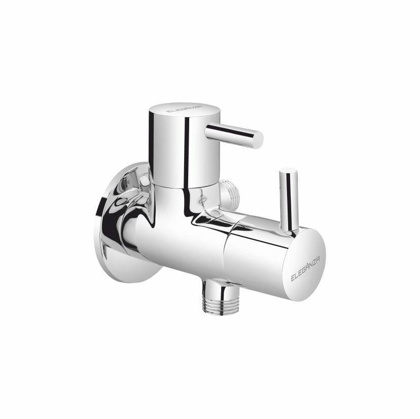 2 Way Angle Cock With Wall Flange (304)