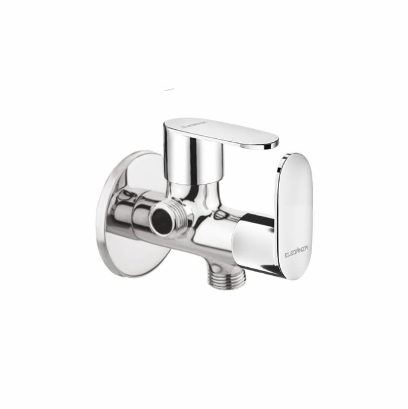 2 Way Angle Cock With Wall Flange (304)