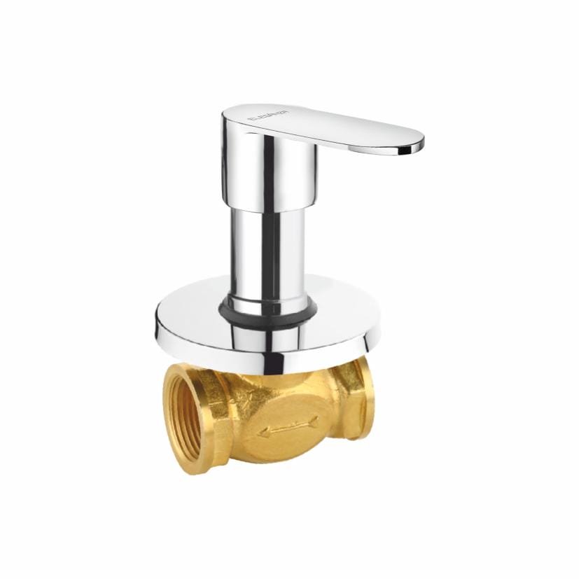 Flush Cock with Flange (304) - 25 MM