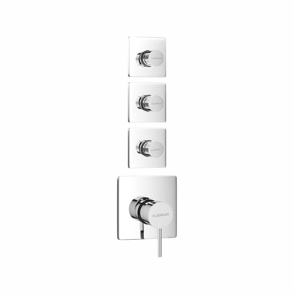 Alaska-Exposed Part Kit of 3 outlet Mutifunction Diverter with individual contrl unit  Option